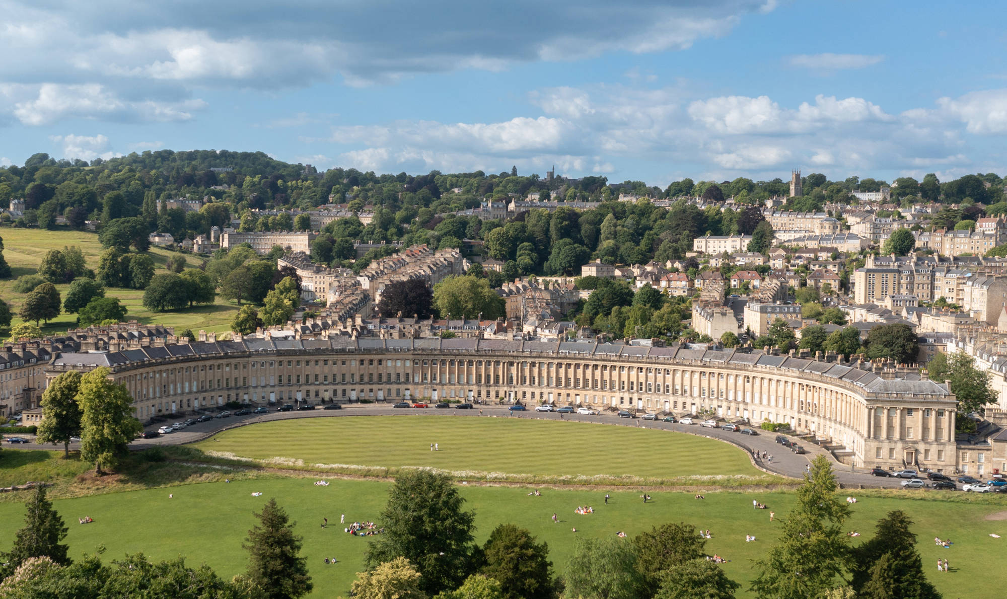 Bath-airport-transfers providing direct service to The Royal Crescent Hotel & Spa in Bath