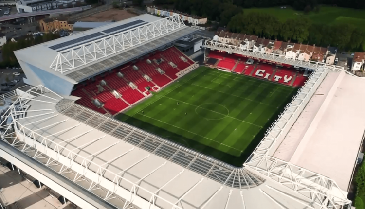 Executive airport transfers in Bristol providing transport to events at Ashton Gate Stadium