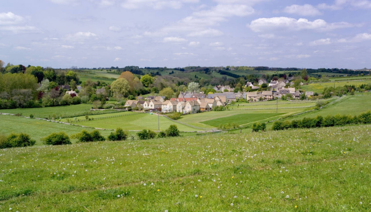 Baunton village in the Cotswolds, Gloucestershire