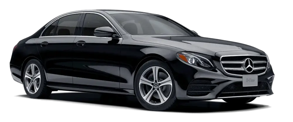 Black executive chauffeur sedan for professional travel – Xverso Chauffeur Service UK